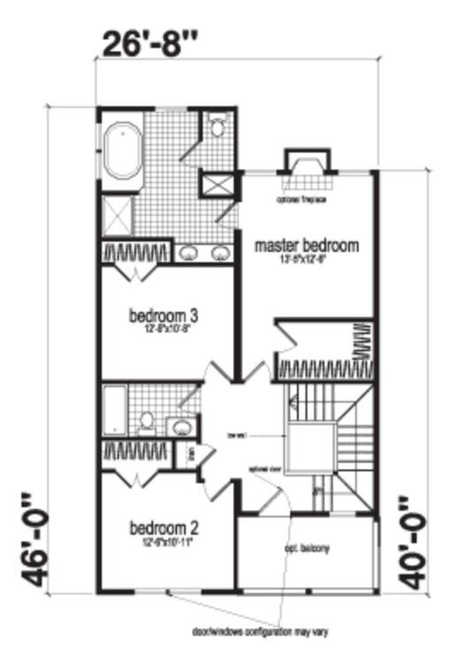 Ellsworth 2019 Square Foot Two Story Floor Plan